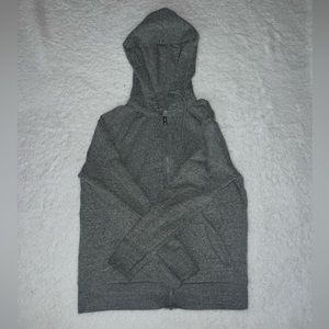 TIME ANS TRU gray zip up hoodie
